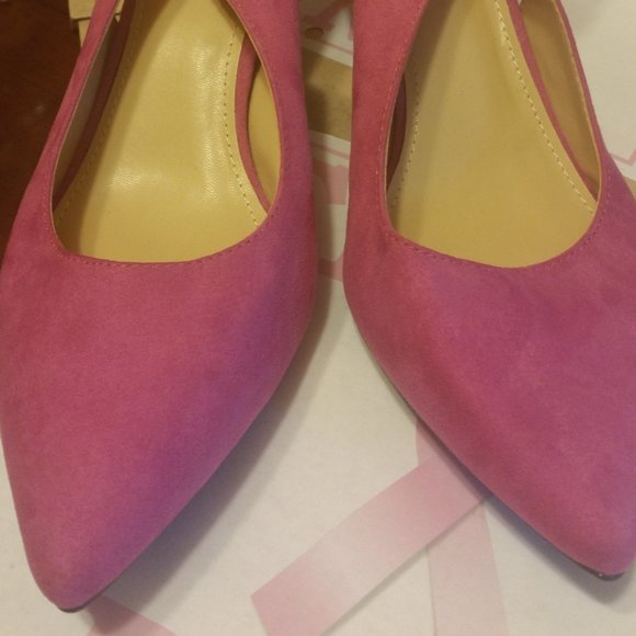 NEW PINK SLINGBACKS STUNNING PINK !!! SIZE 9.5